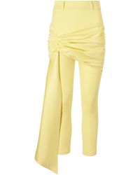 Rabanne - Draped-Detail Trousers - Lyst