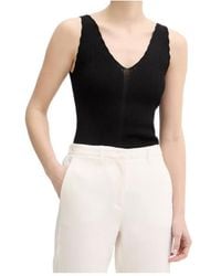 Twinset - Scalloped-Edge Top - Lyst