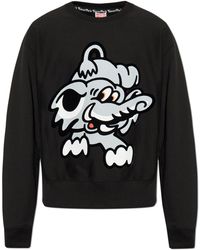 KENZO - Graphic Printed Crewneck Sweatshirt - Lyst