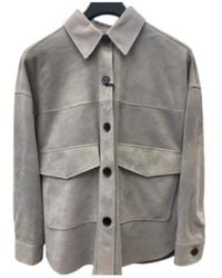 Arma - Suede Casual Jacket - Lyst