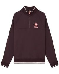 CASABLANCA - Quarter Zip Laurel Sweatshirt - Lyst
