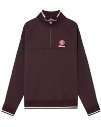 CASABLANCA - Quarter Zip Laurel Sweatshirt - Lyst
