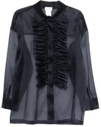 P.A.R.O.S.H. - Shake Ruffled Shirt - Lyst