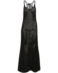 Chloé - Chloé Crochet Sleeveless Maxi Dress - Lyst