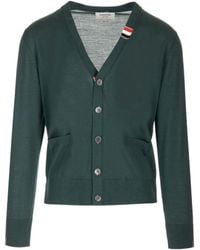 Thom Browne - Button-Up Knitted Cardigan - Lyst