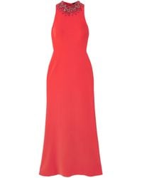 Jenny Packham - Spaghetti Strap Midi Dress - Lyst