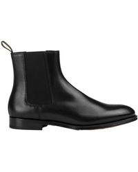 Doucal's - Elasticated-Panel Pull-Tab Ankle Boots - Lyst