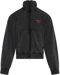Martine Rose - Logo Detailed Zip-Up Hoodie - Lyst