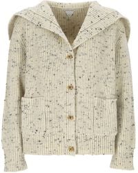 Bottega Veneta - Long-Sleeved Knitted Cardigan - Lyst