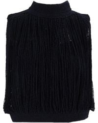 Fabiana Filippi - Fringed Sleeveless Top - Lyst