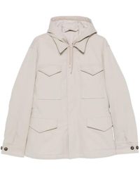 Eleventy - Quilted Hooded Jacket - Lyst