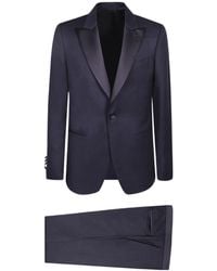 Lardini - Satin-Lapel Two-Button Suit - Lyst