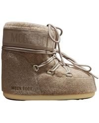 Moon Boot - Mb Icon Round Toe Ankle Boots - Lyst