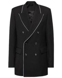 Wales Bonner - Rise Double-Breasted Wool Blazer - Lyst
