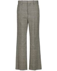 Marni - Checked Knitted Cotton Trousers - Lyst