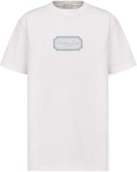 Dior - Homme Logo Patch Round-Neck T-Shirt - Lyst