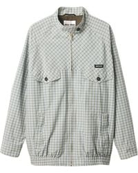 Miu Miu - Checked Technical Fabric Blouson Jacket - Lyst