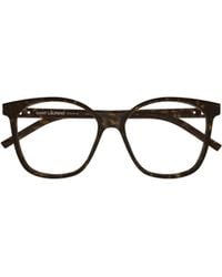 Saint Laurent - Eyewear Geometric Frame Glasses - Lyst