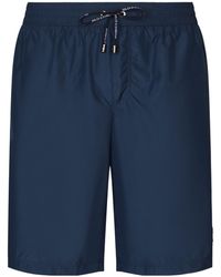 Dolce & Gabbana - Drawstring Swim Shorts - Lyst