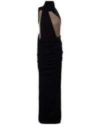 Entire studios - Draped One-Shoulder Jersey Maxi Dress - Lyst