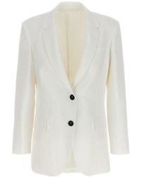 Brunello Cucinelli - Flap-Pocketed Single-Breasted Blazer - Lyst