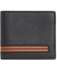 ZEGNA - Embossed Bi-Fold Wallet - Lyst