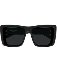Saint Laurent - Eyewear Howl Oversized Frame Sunglasses - Lyst
