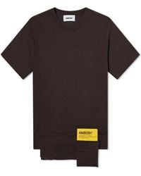 Ambush - Waist Pocket T-Shirt Chocolate Torte Sol - Lyst