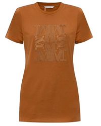 Max Mara - Crewneck Short-Sleeved T-Shirt - Lyst