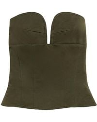 Max Mara - Strapless Bustier Top - Lyst