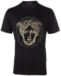 Versace - Medusa Logo Printed T-Shirt - Lyst