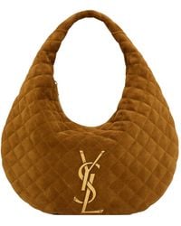 Saint Laurent - Icare Hobo Suede Handbag - Lyst