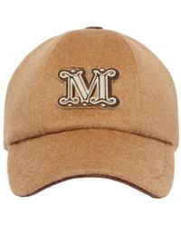 Max Mara - Logo Embroidered Baseball Cap - Lyst