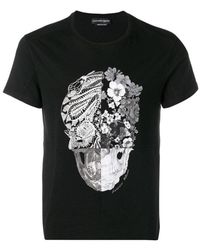 McQueen - Printed T-Shirt - Lyst