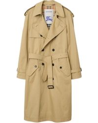 Burberry - Gabardine Trench Coat - Lyst