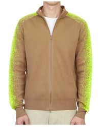 Herno - Zip-Up High Neck Cardigan - Lyst