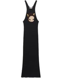 Stella McCartney - Nara Crochet-Detail Midi Dress - Lyst
