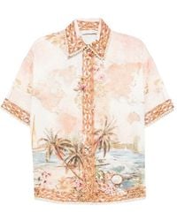 Zimmermann - Short-Sleeved Shirt - Lyst