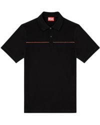 DIESEL - T Rejust Piping Trim Polo Shirt - Lyst