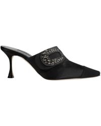 Manolo Blahnik - Jewel Buckle High-Heeled Sandals - Lyst