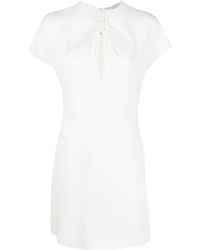 Stella McCartney - Cut-Out Short-Sleeve Minidress - Lyst