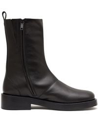 Courreges - Stretch Leather Boots - Lyst