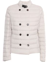 Moorer - Clement Quilted Double-Breasted Down Jacket - Lyst
