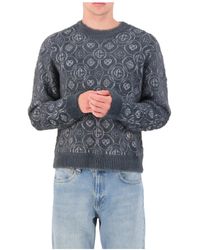 CASABLANCA - Monogram Crew-Neck Sweater - Lyst