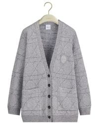 Dior - Oversized Cannage Cardigan - Lyst