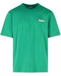 Barrow - Bear Print T-Shirt - Lyst
