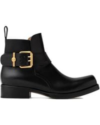 Versace - Orlando Leather Boots - Lyst