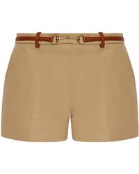 Gucci - Horsebit Detailed Shorts - Lyst