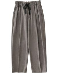 Studio Nicholson - Noam Drawstring Cropped Trousers - Lyst