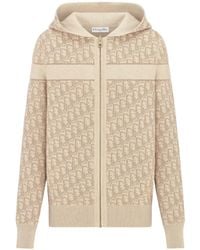 Dior - Reversible Zipped Cardigan With Hood - Lyst